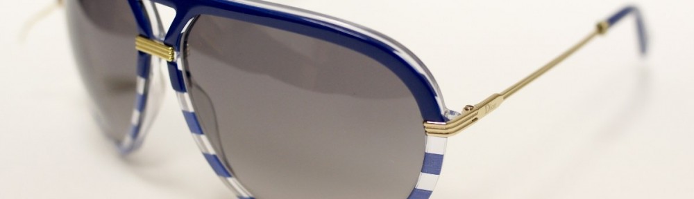 Dior Sunglasses blue stripe
